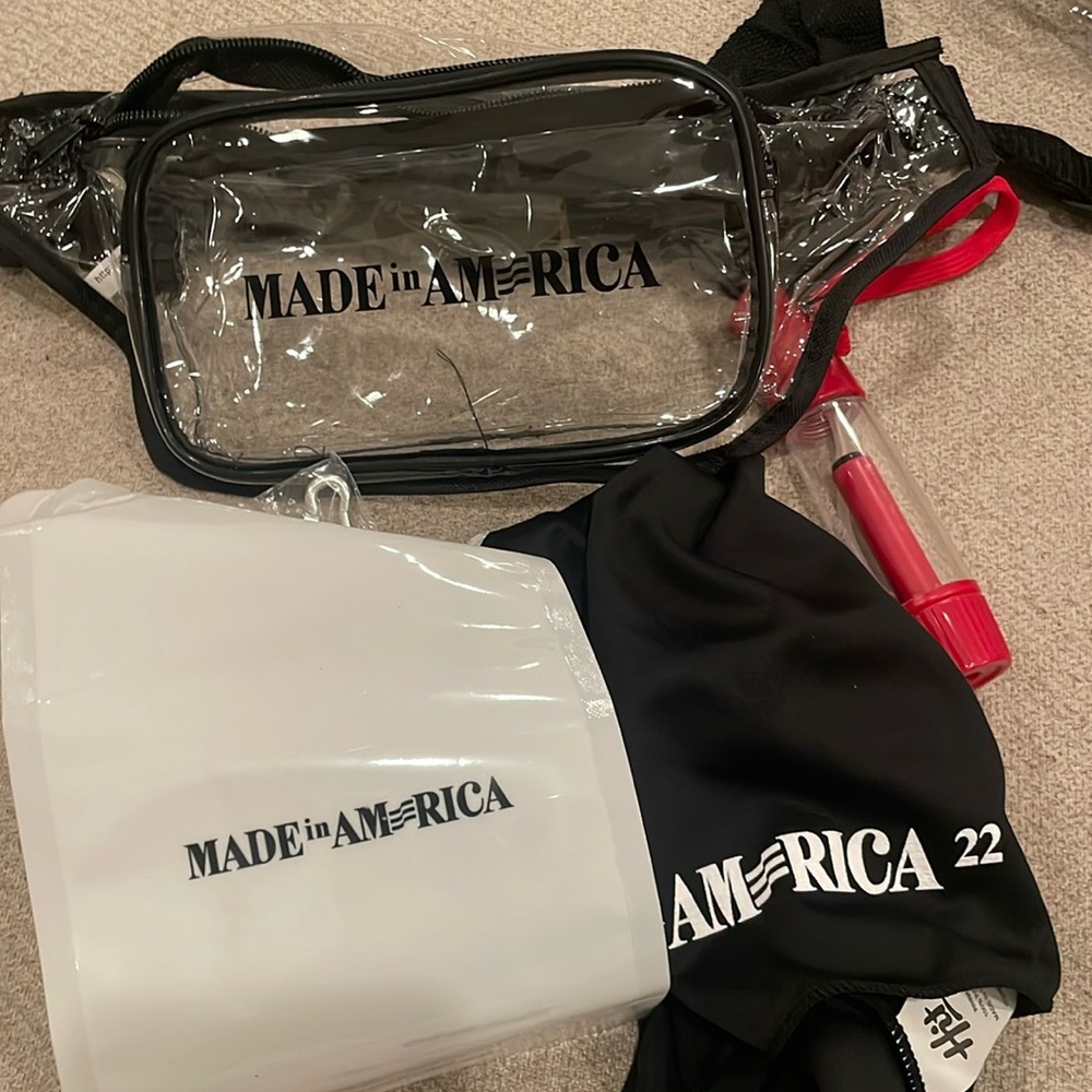 Concert clear bag - new no tags